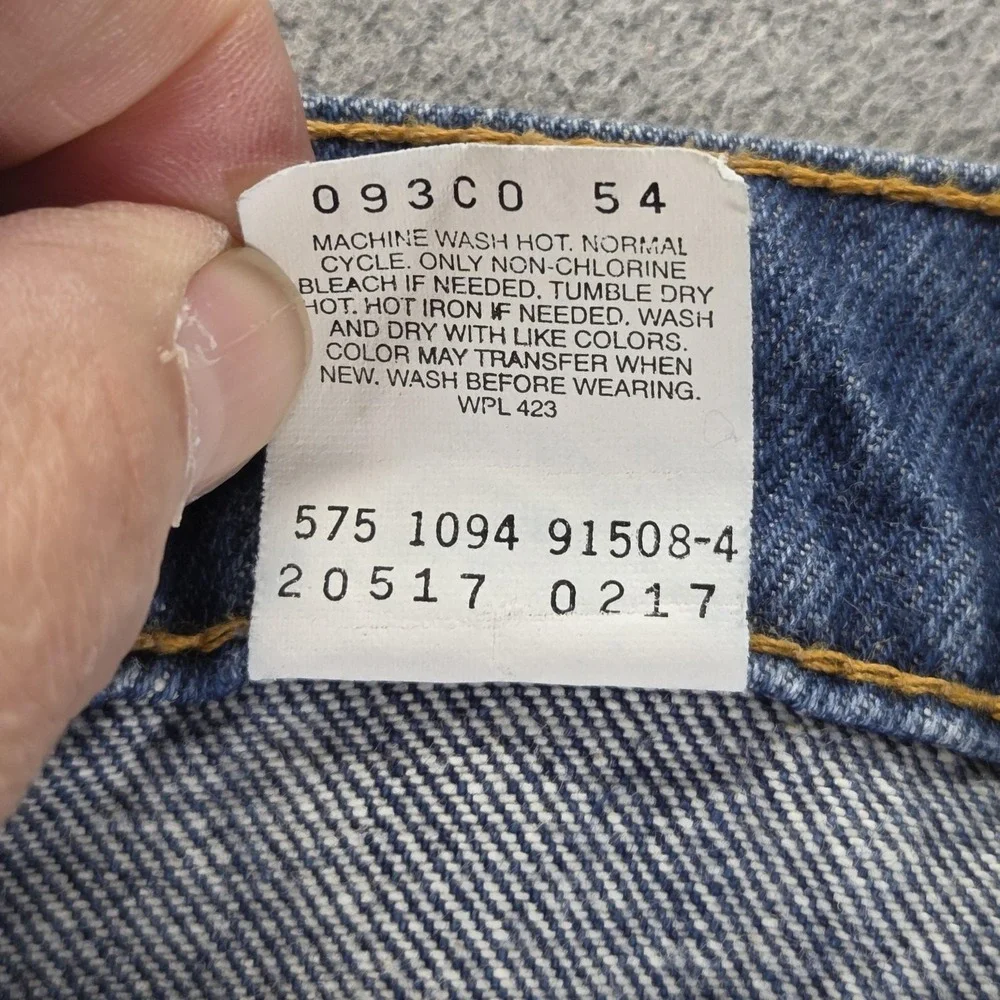 Vintage Levis 517 Jeans Mens Blue Bootcut Made In USA Orange Tab 90s Fits‎ 32x32